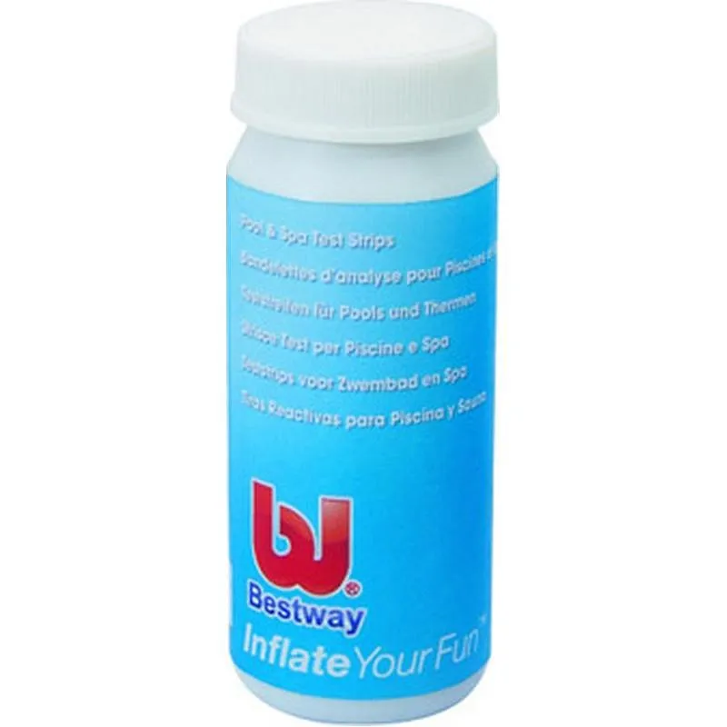 Compra ANALIZADOR PISCINA PH CLORO Y CAL 50 TIRAS BESTWAY 58142 al mejor precio