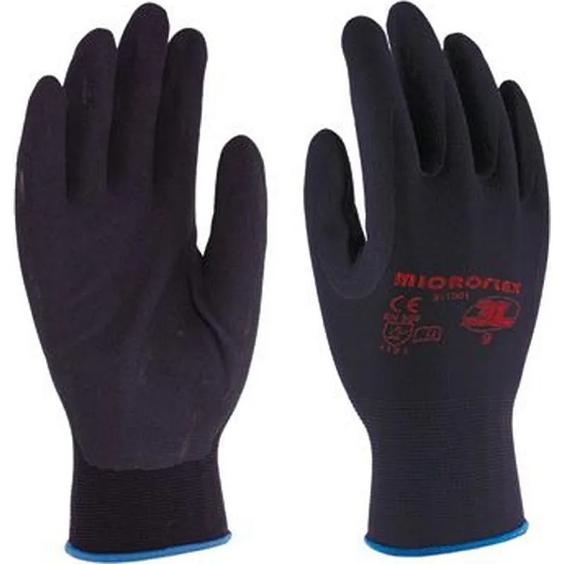 Compra GUANTE NILON RECUBIERTO NITRILO MICROPOROSO MICROFLEX TALLA 8 3L S-1001 al mejor precio