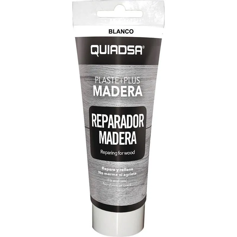 Compra MASILLA REPARACION MADERA PLASTE+PLUS 100 ML BLANCO QUIADSA 52502236 al mejor precio