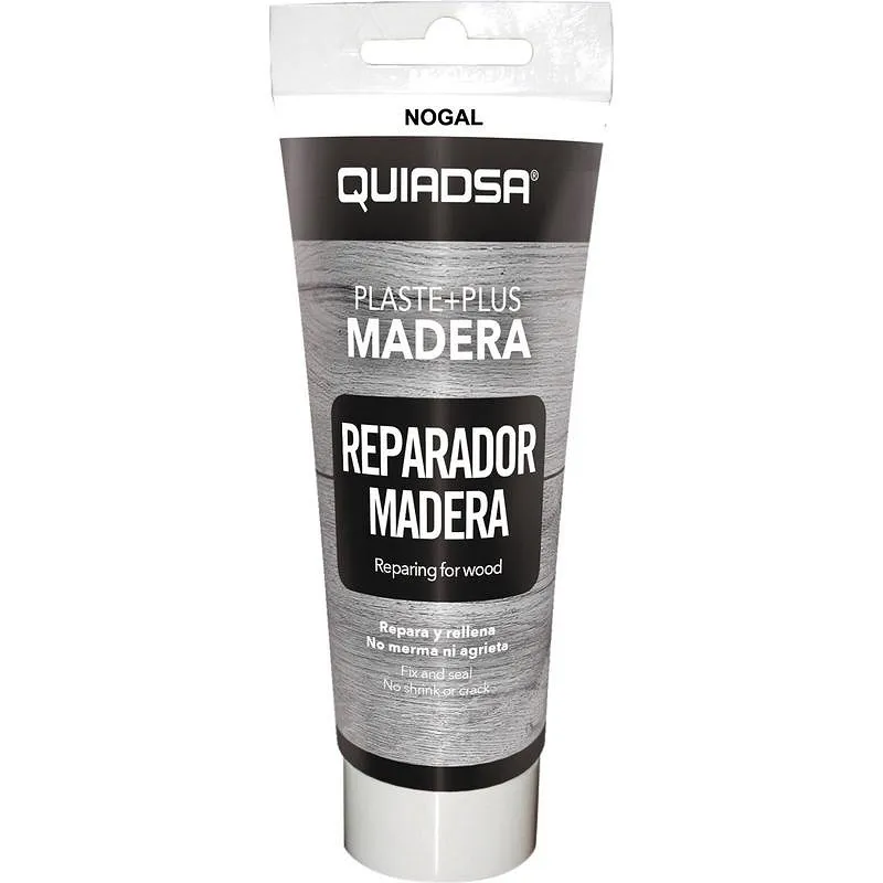 Compra MASILLA REPARACION MADERA PLASTE+PLUS 100 ML NOGAL QUIADSA 52502235 al mejor precio