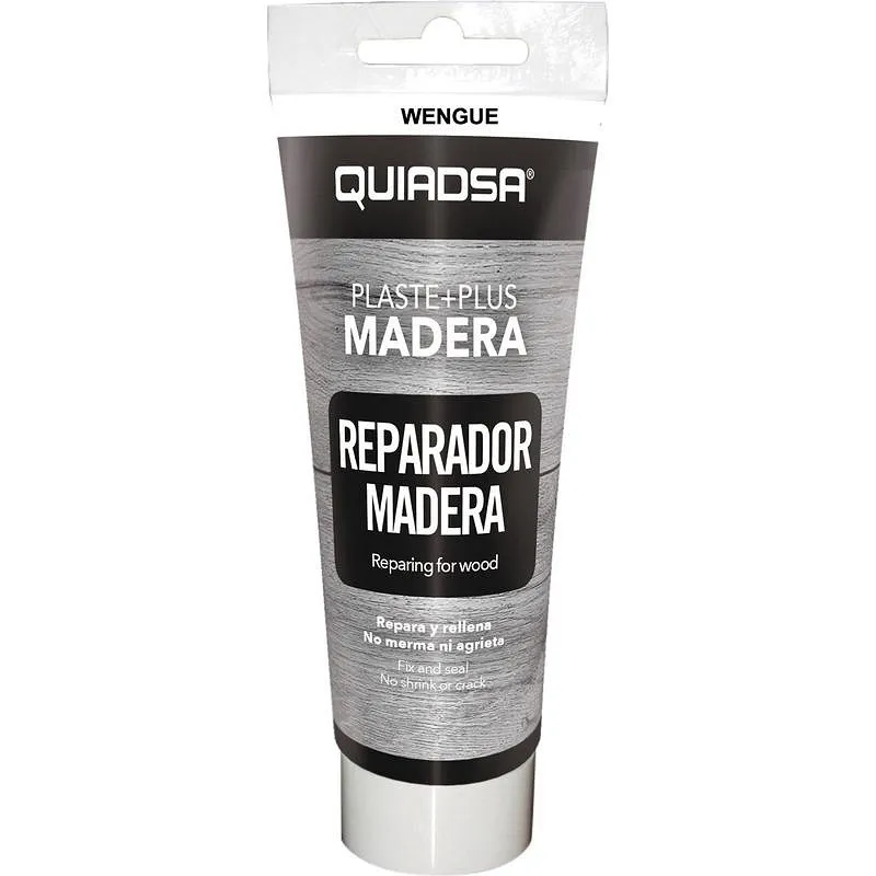 Compra MASILLA REPARACION MADERA PLASTE+PLUS 100 ML WENGUE QUIADSA 52502272 al mejor precio