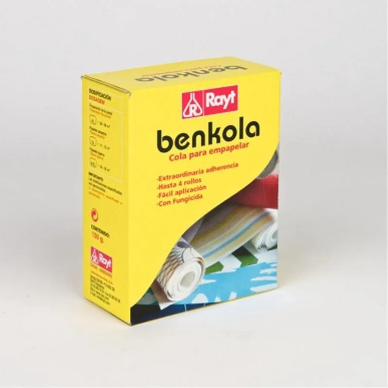 Compra COLA PAPEL PINTADO CELULOSICA EN POLVO BENKOLA 150 GR RAYT 147-04 al mejor precio