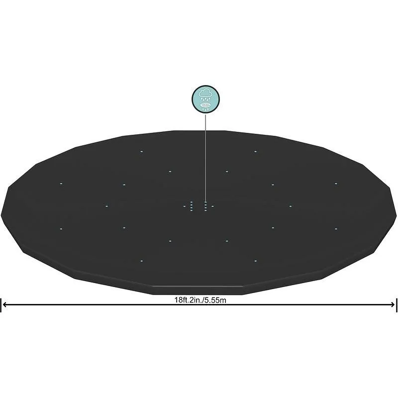 Compra COBERTOR DE PVC PARA PISCINA REDONDA diametro 549 CM BESTWAY 58039 al mejor precio