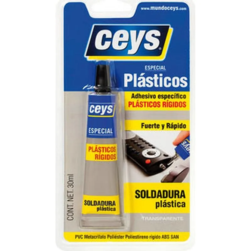 Compra ADHESIVO REPARADOR PLASTICOS RIGIDOS 30 ML CEYS 501027 al mejor precio