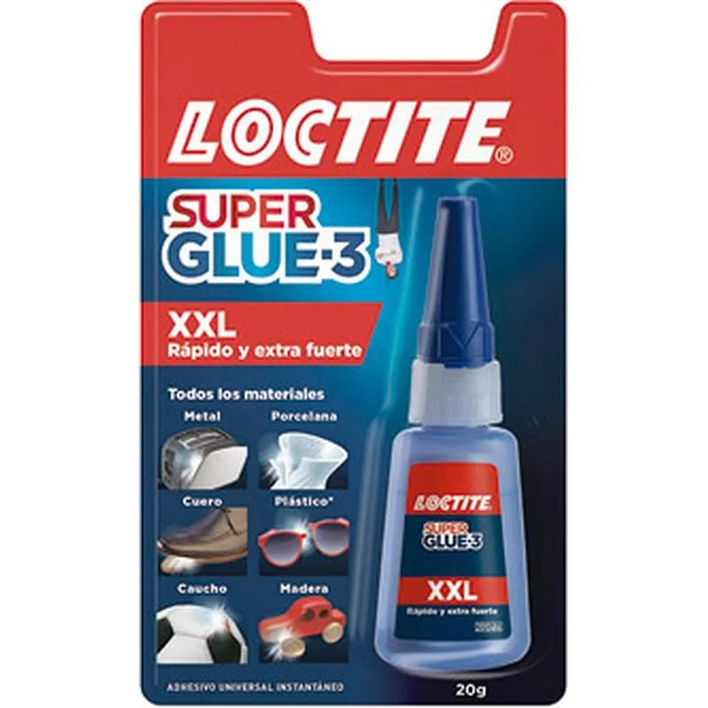 Compra ADHESIVO INSTANTANEO SUPER GLUE-3 XXL 20 GR LOCTITE 2646770 al mejor precio