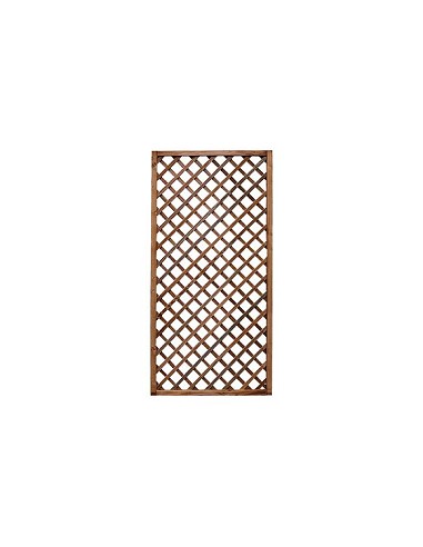 Compra Celosía madera premices con marco marrón 90x180 cm. FOREST 1357 al mejor precio