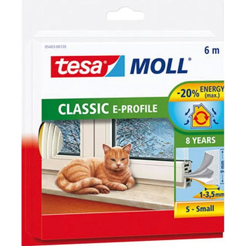 Compra BURLETE CAUCHO PERFIL E BLANCO 25 M X 9 MM TESAMOLL TESA MOLL 05464-00100-00 al mejor precio