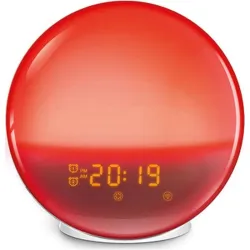 Compra LAMPARA DESPERTADOR LUZAMBIENTE MUVIT IO ABS BL MIOLAMP005 R MUVIT IO MIOLAMP005 al mejor precio