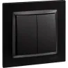 Compra INTERRUPTOR CONMUTADOR DOBLE NEGRO SERIE 10 SIMON F1090397038 al mejor precio