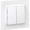 Compra INTERRUPTOR CONMUTADOR DOBLE BLANCO SERIE 10 SIMON F1090397030 al mejor precio