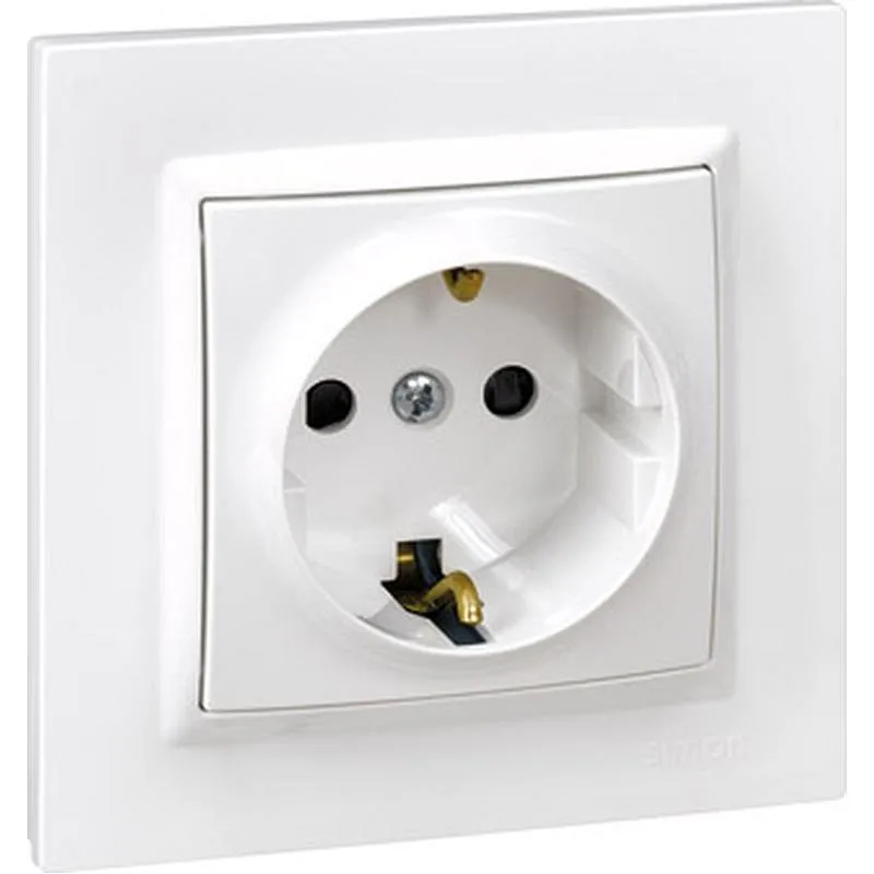 Compra BASE ENCHUFE SCHUKO TT EMPOTRAR BLANCO SERIE 10 SIMON F1090443030 al mejor precio