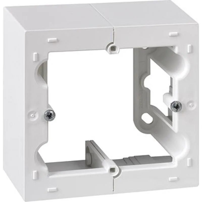 Compra CAJA SUPERFICIE 1 ELEMENTO BLANCO SERIE 10 SIMON F1090751030 al mejor precio