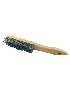 Compra Cepillo acero ondulado mango madera 0,30 3 hileras IRONSIDE 139011 al mejor precio