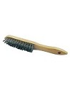 Compra Cepillo acero ondulado mango madera 0,30 3 hileras IRONSIDE 139011 al mejor precio