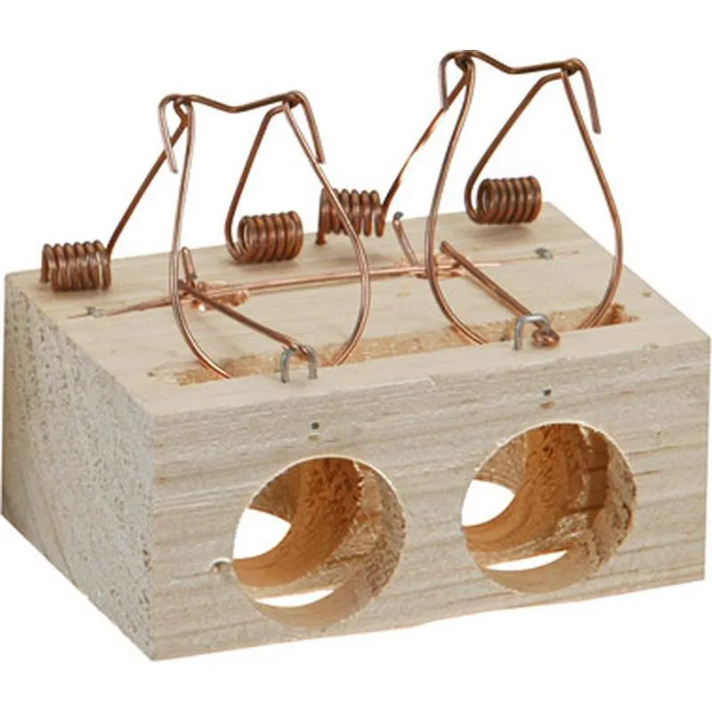 Compra RATONERA MADERA 2 AGUJEROS diametro 28 MM SAUVIC 05235 al mejor precio