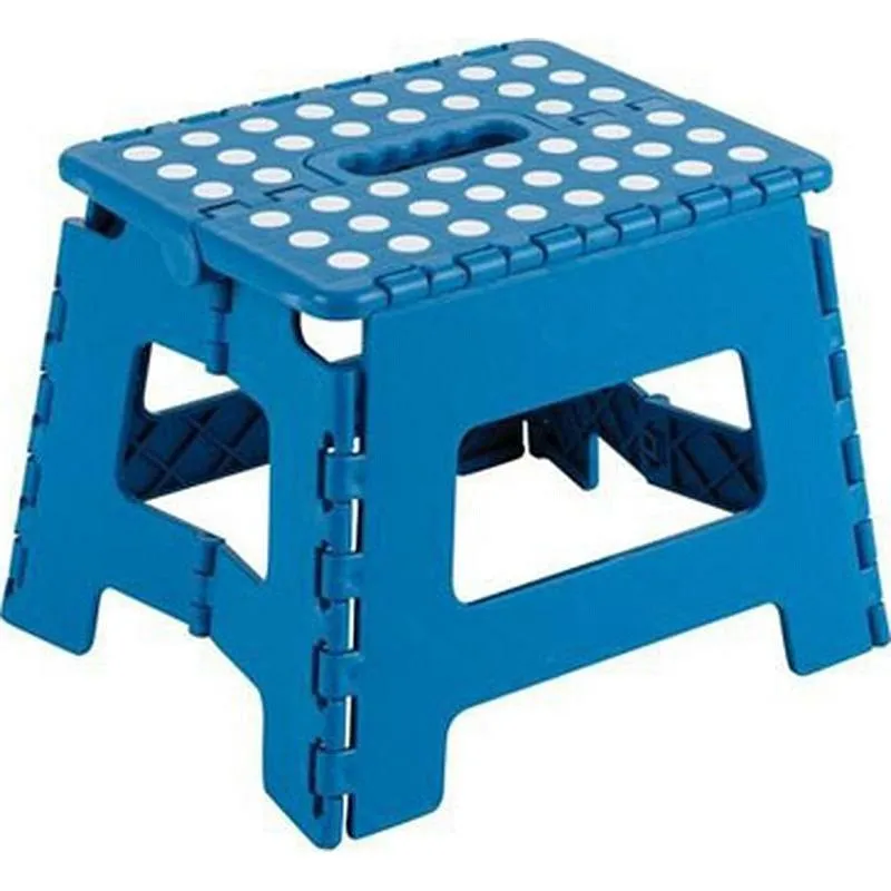Compra TABURETE MULTIFUNCION PLEGABLE MAX.150 KG 29 X 27 X 22 CM AZUL ARREGUI TB-027-A al mejor precio