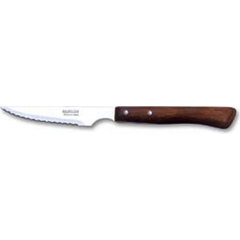 Compra CUCHILLO CHULETERO MANGO MADERA 22 CM ARCOS 371501 al mejor precio