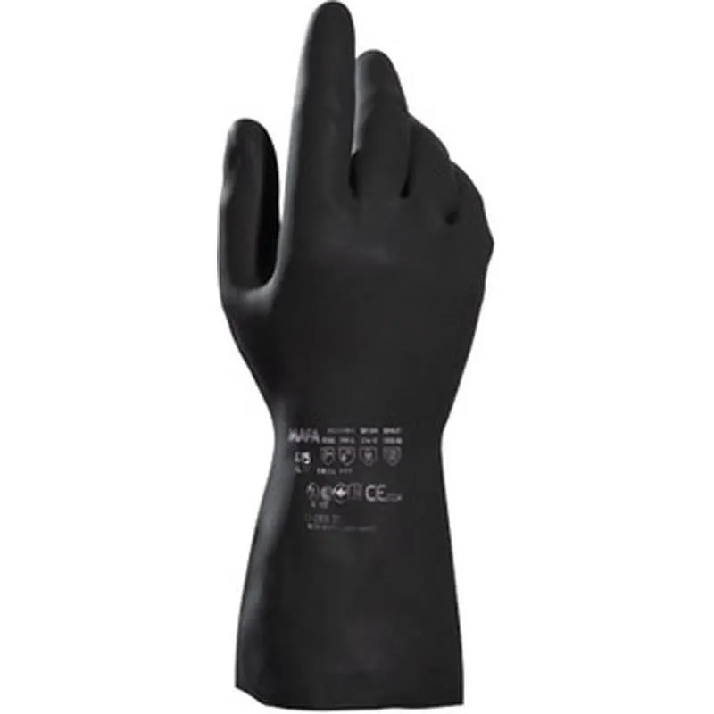 Compra GUANTE NEOPRENO Y LATEX NEGRO ALTO 415 TALLA 10 MAPA 34415140 al mejor precio