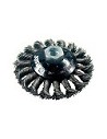 Compra Cepillo circular conico pua trenzada acero m14 diámetro 100 x 13/0.50 IRONSIDE 243003 al mejor precio