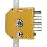 Compra CERRADURA SOBREPONER CON VARILLAS GOLPE Y LLAVE 60/I ESMALTADA ORO TOVER 9001P al mejor precio