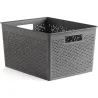 Compra CESTA ORDENACION BOHOOL 20 L GRIS ANTRACITA TATAY 7013314 al mejor precio