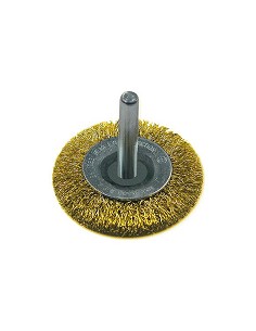 Compra Cepillo circular pua latonada espiga 6 mm diámetro 50/ 0,30 IRONSIDE 243021 al mejor precio