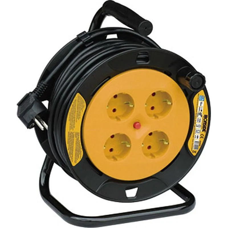 Compra ENROLLACABLE 4 TOMAS IP20 3 X 1.5 MM2 15 MTS H05VV-F PROTECCION TERMICA IRONSIDE 400050 al mejor precio