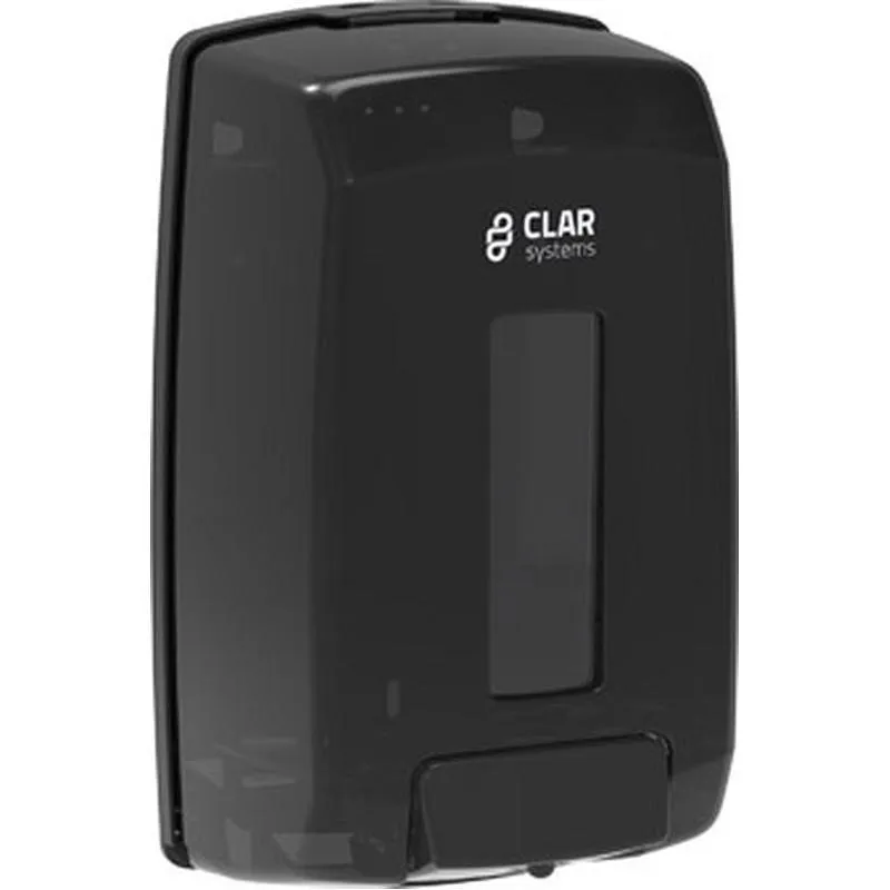 Compra DISPENSADOR JABON BAÑO 1100 ML 225 X 130 X 95 MM ABS NEGRA CLAR SYSTEMS J1100PT al mejor precio
