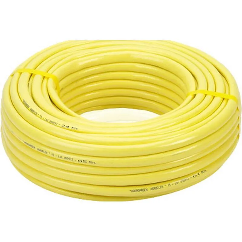 Compra MANGUERA 3 CAPAS AGROFLEX PLUS AMARILLA CON ACCESORIOS diametro 15 MM 20 M NON 4343 al mejor precio
