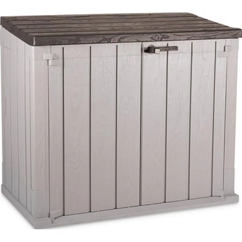 Compra COBERTIZO RESINA STORER PLUS 842 L 129,5X74,5 X111H TAUPE/MARRON TOOMAX 090 al mejor precio