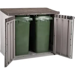 Compra COBERTIZO RESINA STORER PLUS 842 L 129,5X74,5 X111H TAUPE/MARRON TOOMAX 090 al mejor precio