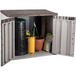 Compra COBERTIZO RESINA STORER PLUS 842 L 129,5X74,5 X111H TAUPE/MARRON TOOMAX 090 al mejor precio