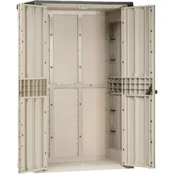 Compra COBERTIZO RESINA STORA WAY 1670 L ALTO 130 X 75,6 X 206,2H TAUPE/ANTRACITA TOOMAX 091 al mejor precio