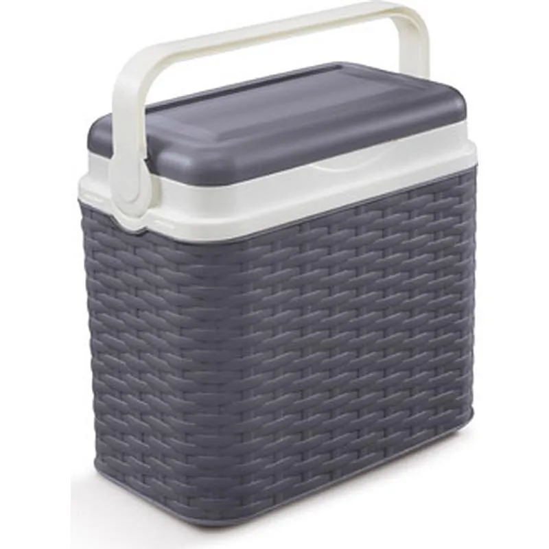 Compra NEVERA RIGIDA TERMOCALEFACCION 10 L 30 X 19 X 28H CM RATAN ANTRACITA ADRIATIC 686200 al mejor precio