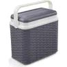 Compra NEVERA RIGIDA TERMOCALEFACCION 10 L 30 X 19 X 28H CM RATAN ANTRACITA ADRIATIC 686200 al mejor precio
