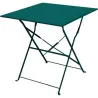 Compra MESA ACERO PLEGABLE 60 X 60 CM TURQUESA IMPORT TABLPL160 al mejor precio