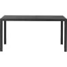 Compra MESA ALUMINIO POLYWOOD NEGRA/NEGRA 150 X 90 CM IMPORT 629017 al mejor precio