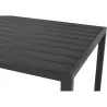 Compra MESA ALUMINIO POLYWOOD NEGRA/NEGRA 150 X 90 CM IMPORT 629017 al mejor precio