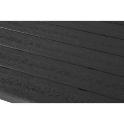 Compra MESA ALUMINIO POLYWOOD NEGRA/NEGRA 150 X 90 CM IMPORT 629017 al mejor precio