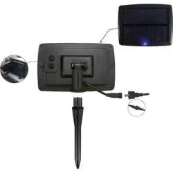 Compra GUIRNALDA SOLAR LED 760CM 3W 2700K 10L G40+1 METR GUIRNALDA SOLAR LED 760CM 3W 2700K 10 BOMBILLAS I CRISTALRECORD 16-678-03-270 al mejor precio