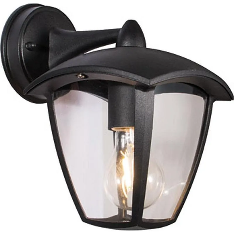 Compra APLIQUE EXTERIOR IP44 DURHAM 1XE27 NEGRO DESCENDE FAROLILLO EXTERIOR IP44 DURHAM 1XE27 NEGRO ALUMINI CRISTALRECORD 43-171-27-180 al mejor precio