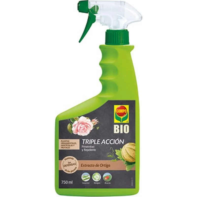 Compra TRIPLE ACCION INSECTICIDA + FUNGICIDA + ACARICIDA 750 ML COMPO 2453602011 al mejor precio