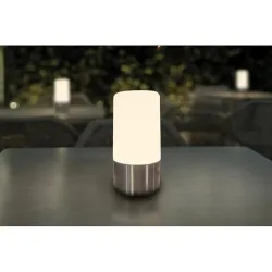 Compra LAMPARA SOBREMESA MAIA BATERIA RECARGABLE 19 X 9 CM 100 LM RGB GRIS ESPACIAL NEWGARDEN LUMMAI019GEWLNW al mejor precio