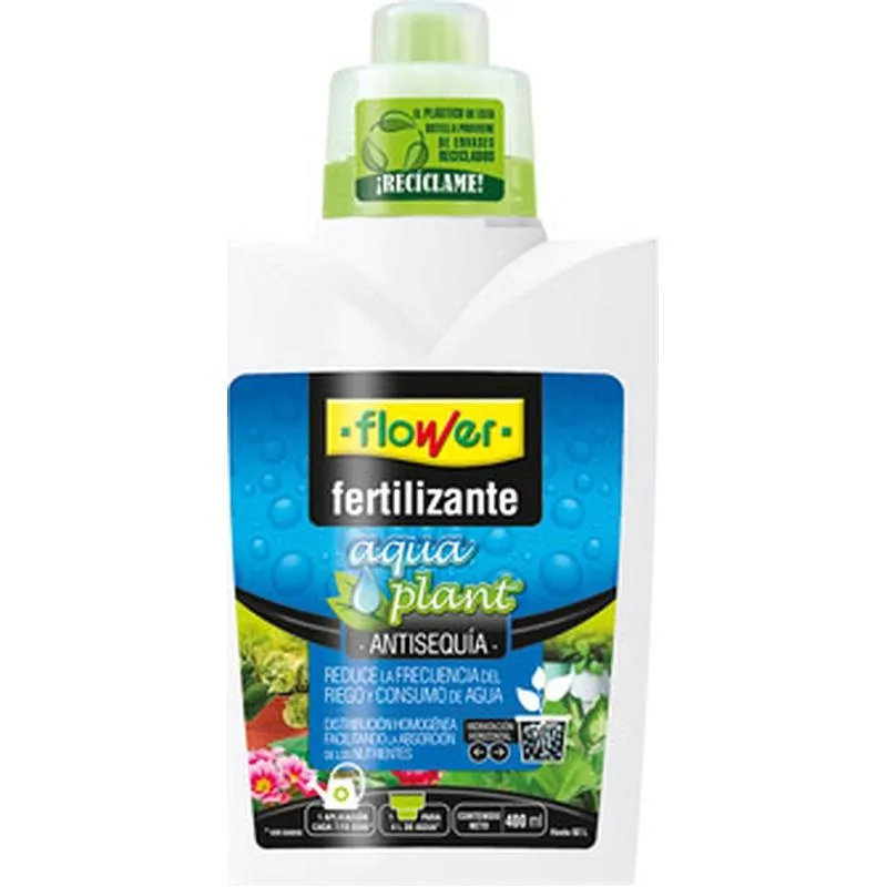 Compra FERTILIZANTE AQUAPLANT ANTI-SEQUIA 400 ML FLOWER 1-10925 al mejor precio