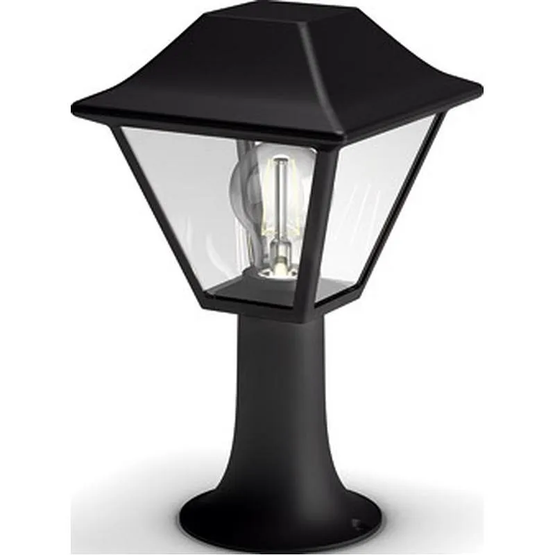 Compra SOBREMURO ALPENGLOW NEGRO IP 44 SIN BOMBILLA PHILIPS 915005382201 al mejor precio