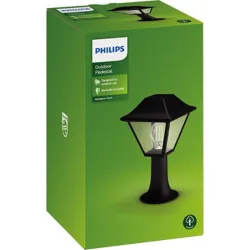 Compra SOBREMURO ALPENGLOW NEGRO IP 44 SIN BOMBILLA PHILIPS 915005382201 al mejor precio
