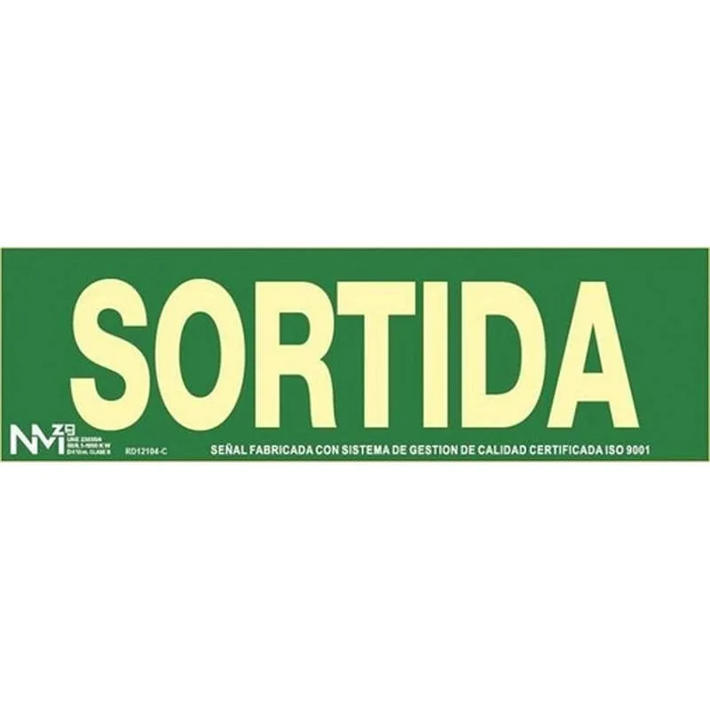 Compra SEÑAL SORTIDA PVC 0,7MM CLASE B VISION 10M NORMALUZ B11104-C al mejor precio