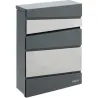 Compra BUZON EXTERIOR ACERO/INOX FLYSCH ANTRACITA/INOX 27,5 X 36,5 X 10 ARREGUI E6925 al mejor precio