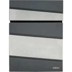 Compra BUZON EXTERIOR ACERO/INOX FLYSCH ANTRACITA/INOX 27,5 X 36,5 X 10 ARREGUI E6925 al mejor precio