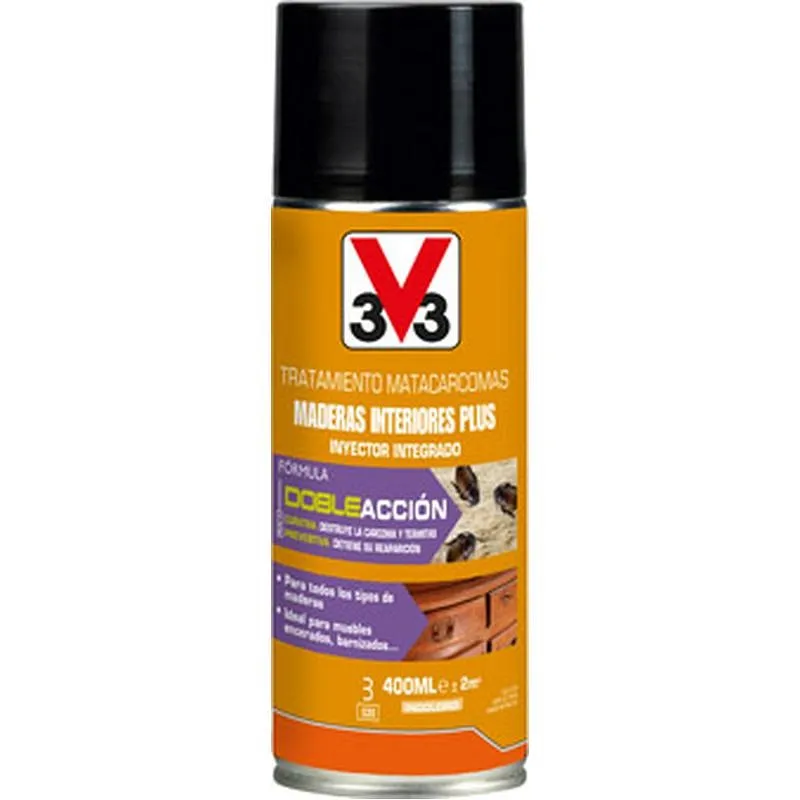Compra TRATAMIENTO MATACARCOMAS SPRAY INTERIOR PLUS 400 ML V33 62547 al mejor precio